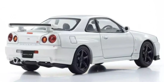 Kyosho 1:43 Nissan Skyline R34 GT-R V-Spec II White Pearl