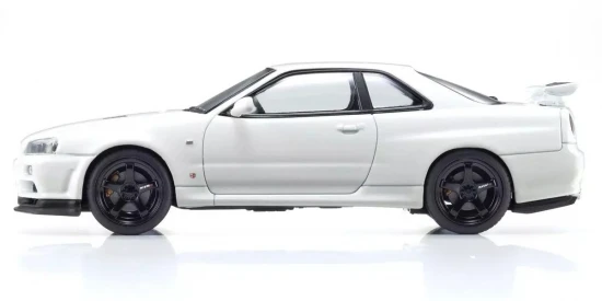 Kyosho 1:43 Nissan Skyline R34 GT-R V-Spec II White Pearl