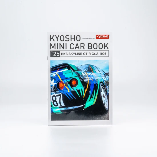 Kyosho MOTN LED System 1:64 Minicar Book Nissan Skyline GT-R HKS #87