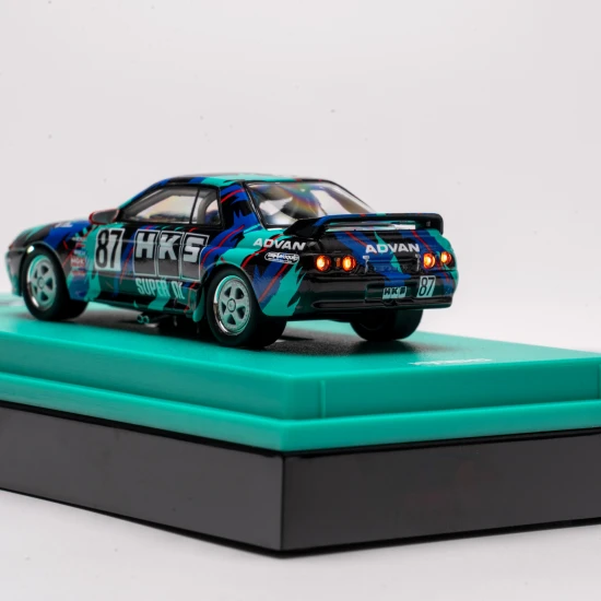 Kyosho MOTN LED System 1:64 Minicar Book Nissan Skyline GT-R HKS #87