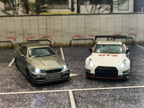 Kyosho MOTN LED System 1:64 Skyline GT-R Nismo GT-3 Presentation
