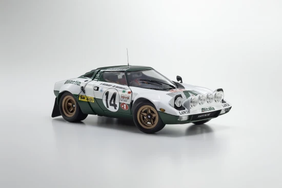 Kyosho 1:18 Lancia Stratos HF S.Munari Winner Monte Carlo 1975 Nr.14