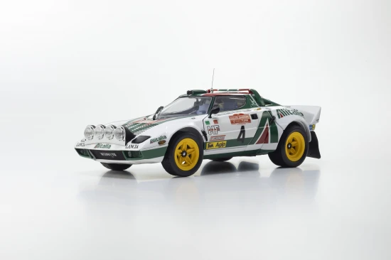 Kyosho 1:18 Lancia Stratos HF B.Waldegard Winner San Remo 1976 Nr.4