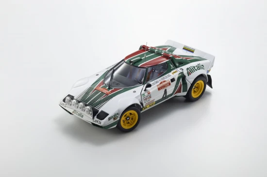 Kyosho 1:18 Lancia Stratos HF B.Waldegard Winner San Remo 1976 Nr.4