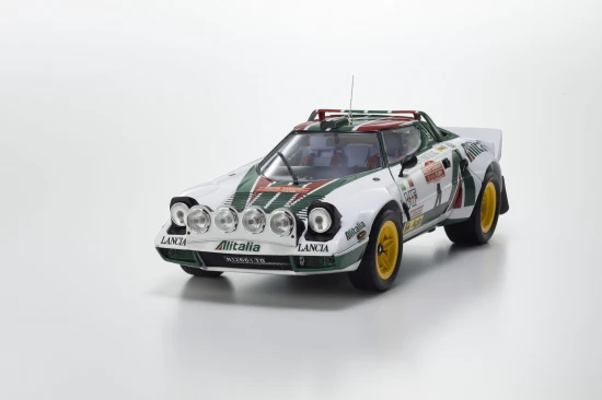 Kyosho 1:18 Lancia Stratos HF B.Waldegard Winner San Remo 1976 Nr.4