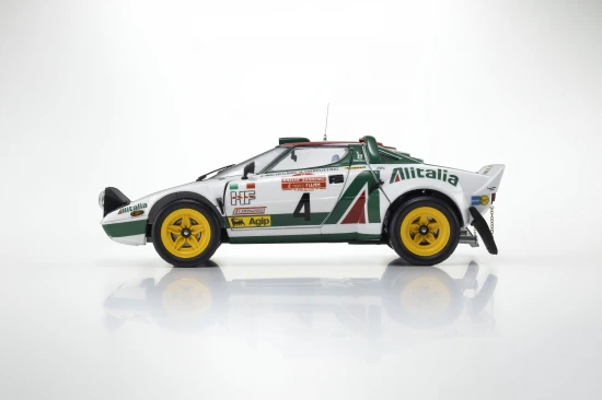 Kyosho 1:18 Lancia Stratos HF B.Waldegard Winner San Remo 1976 Nr.4