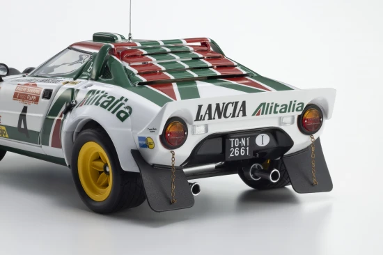 Kyosho 1:18 Lancia Stratos HF B.Waldegard Winner San Remo 1976 Nr.4