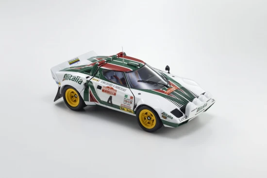 Kyosho 1:18 Lancia Stratos HF B.Waldegard Winner San Remo 1976 Nr.4