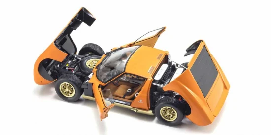 Kyosho 1:18 Lamborghini Miura P400 1968 Orange-Gold Model