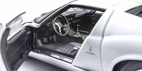 Kyosho 1:18 Lamborghini Miura P400 1968 White-Silver
