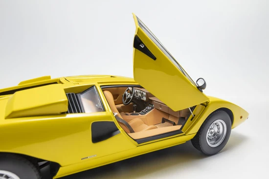 Kyosho 1:18 Lamborghini Countach LP400 1974 Yellow