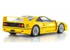 Kyosho 1:18 Ferrari F40 Yellow 1987 Die-Cast Collection
