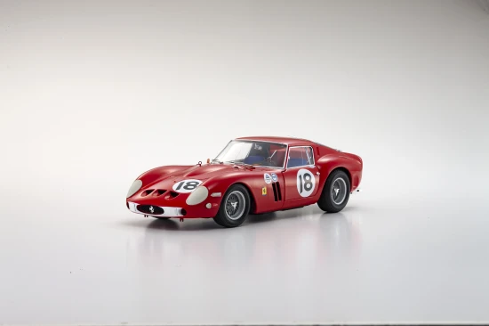 Kyosho 1:18 Ferrari 250 GTO Daytona 3H 1st OA 1963 Nr.18