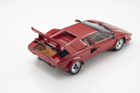 Kyosho 1:12 Lamborghini Countach LP500 S Red/Tan Interior