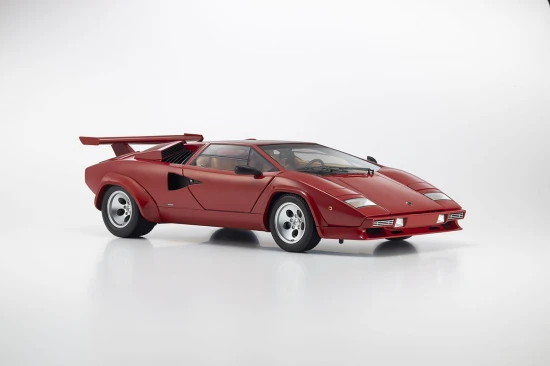 Kyosho 1:12 Lamborghini Countach LP500 S Red/Tan Interior