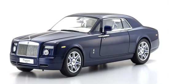 Kyosho 1:18 Rolls-Royce Phantom Coupe 2008 Blue Metallic
