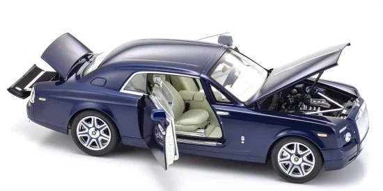 Kyosho 1:18 Rolls-Royce Phantom Coupe 2008 Blue Metallic