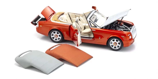 Kyosho 1:18 Rolls-Royce Phantom Drophead Coupe 2013 Orange