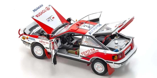 Kyosho 1:18 Toyota Celica GT-Four B.Waldegard Winner Safari 1990 Nr.3
