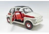 Kyosho 1:18 Fiat Nuova 500 Sport Light Gray/Red Line