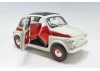 Kyosho 1:18 Fiat Nuova 500 Sport Light Gray/Red Line