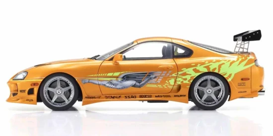 Kyosho 1:18 Toyota Supra Turbo Fast & Furious Orange Pearl