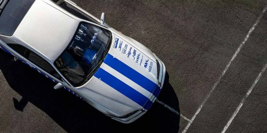 Kyosho 1:12 Resin Nissan GT-R 2001 Fast & Furious Silver/Blue Stripes