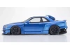 Kyosho 1:18 Samurai Collection Skyline GT-R R34 Khyzyl Saleem Blue