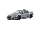 Kyosho 1:18 Samurai Collection Skyline GT-R R34 Khyzyl Saleem Gray