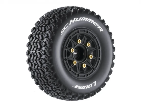 Louise RC SC-Hummer 1:10 Soft 12 - 14 - 17mm Hex Fr Black