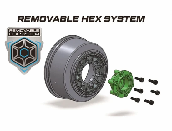 Louise RC SC-Hummer 1:10 Soft 12 - 14 - 17mm Hex Fr Black