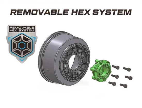 Louise RC SC-Rock 1:10 Fr Soft Removable Hex 12 - 14 - 17mm