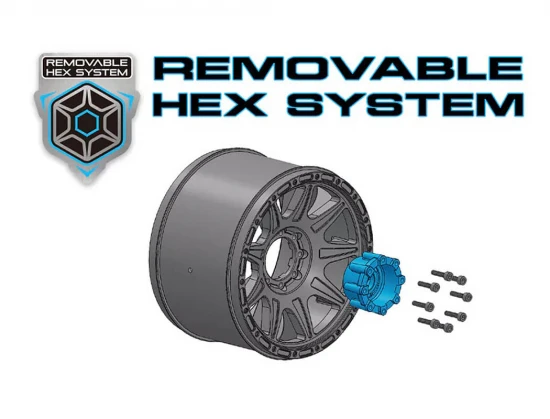 Louise RC MT-Rocket Removable Hex 12 - 14 - 17mm 0 + 1/2 Offset