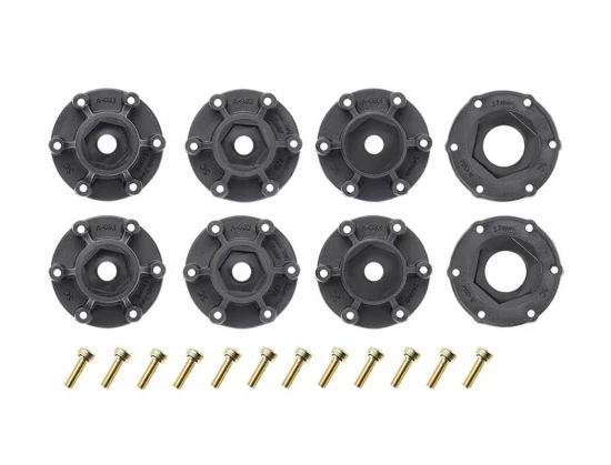 Louise RC ST-Uphill Tyres Pre Glued on Black Wheels With Adjustable 12/14/17mm Hex (2)