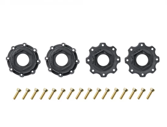 Louise RC MFT MT-Uphill Tyres on Black 17mm Hex Wheels (2)
