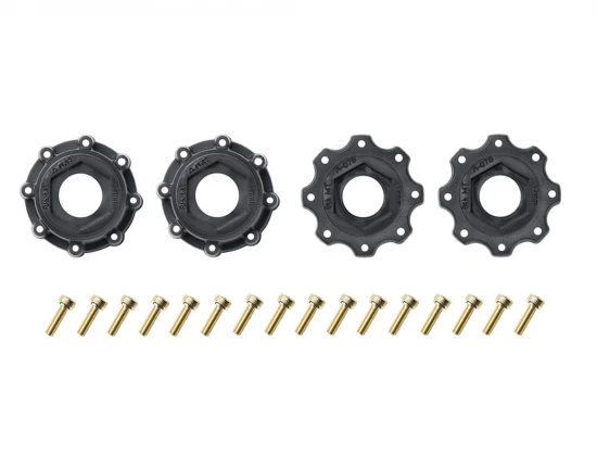 Louise RC MFT MT-Mallet Tyres on Black 17mm Hex Wheels (2)