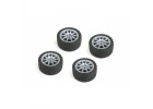 Louise RC Rally Tyres And Wheels 10 Spoke Gray +1mm (4Pcs)