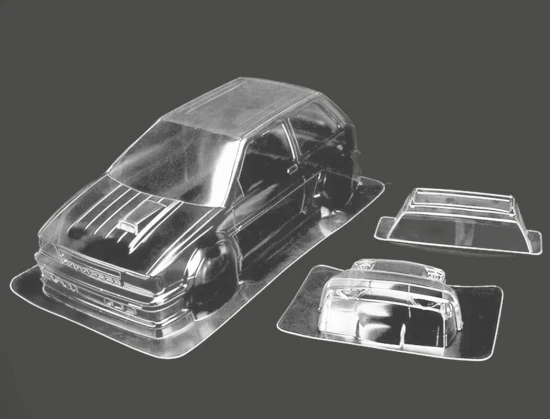 Louise RC Starlet Clear Body (225mm)