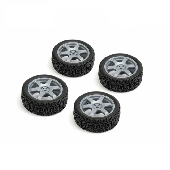 Louise RC 1:10 Rally Tyres 6 Spoke Wheel-Gray/Et-0mm(4Pcs)