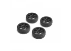 Louise RC 1:10 Road Tyres 6 Spoke Wheel-Black/Et-0mm(4Pcs)