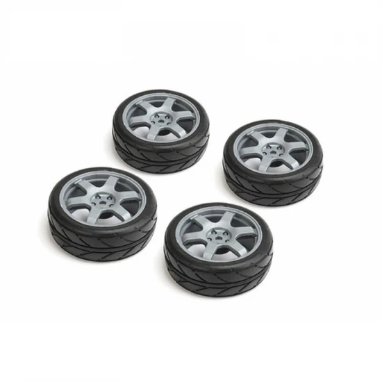 Louise RC 1:10 Road Tyres 6 Spoke Wheel-Gray/Et-0mm(4Pcs)