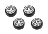Louise RC 1:10 Drift 2 - 4 - 6 - 8mm Offset Set 5Sp/Matte Silver