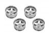 Louise RC 1:10 Drift 2 - 4 - 6 - 8mm Offset Wheels 5Sp/Matte Silve