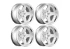 Louise RC 1:10 Drift 2 - 4 - 6 - 8mm Offset Wheels 5Sp/Matte Silve