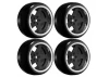 Louise RC 1:10 Drift 2 - 4 - 6 - 8mm Offset Set 6 S/Matte Black