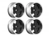 Louise RC 1:10 Drift 2 - 4 - 6 - 8mm Offset Wheels 5Sp/Matte Black