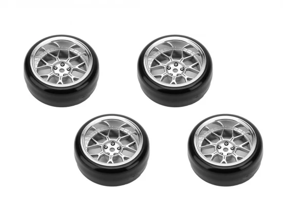 Louise RC 1:10 Drift 2 - 4 - 6 - 8mm Offset Set 15 /Matte Silver