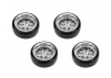 Louise RC 1:10 Drift 2 - 4 - 6 - 8mm Offset Set 15 /Matte Silver
