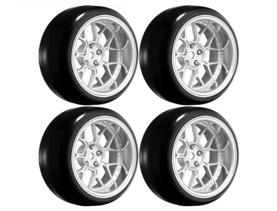 Louise RC 1:10 Drift 2 - 4 - 6 - 8mm Offset Set 15 /Matte Silver