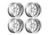 Louise RC 1:10 Drift 2 - 4 - 6 - 8mm Offset Wheels 14 /Matte Silve
